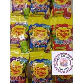 Bán sỉ dây 10 gói 24g Kẹo Dẻo Chupa Chups, Alpenliebe Jelly nhiều vị