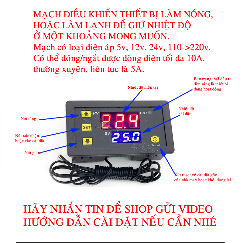 Bộ Điều Khiển Nhiệt Độ Tự Động, Giữ Nhiệt Độ Phòng Ở Khoảng Nhất Định Nào Đó Thông Qua Thiết Bị Nhiệt.