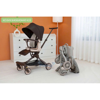   Chính Hãng  Xe Đẩy Gấp Gọn Cho Bé BAOBAOHAO V22 Đảo Chiều 3 Tư Thế Ngồi Ngả Nằm Siêu Nhẹ 