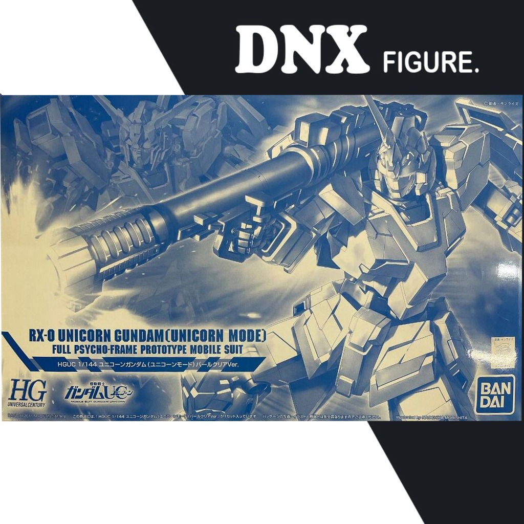 Mô Hình Gundam HGUC RX-0 Unicorn Unicorn Mode Pearl Clear Ver. (New Seal)