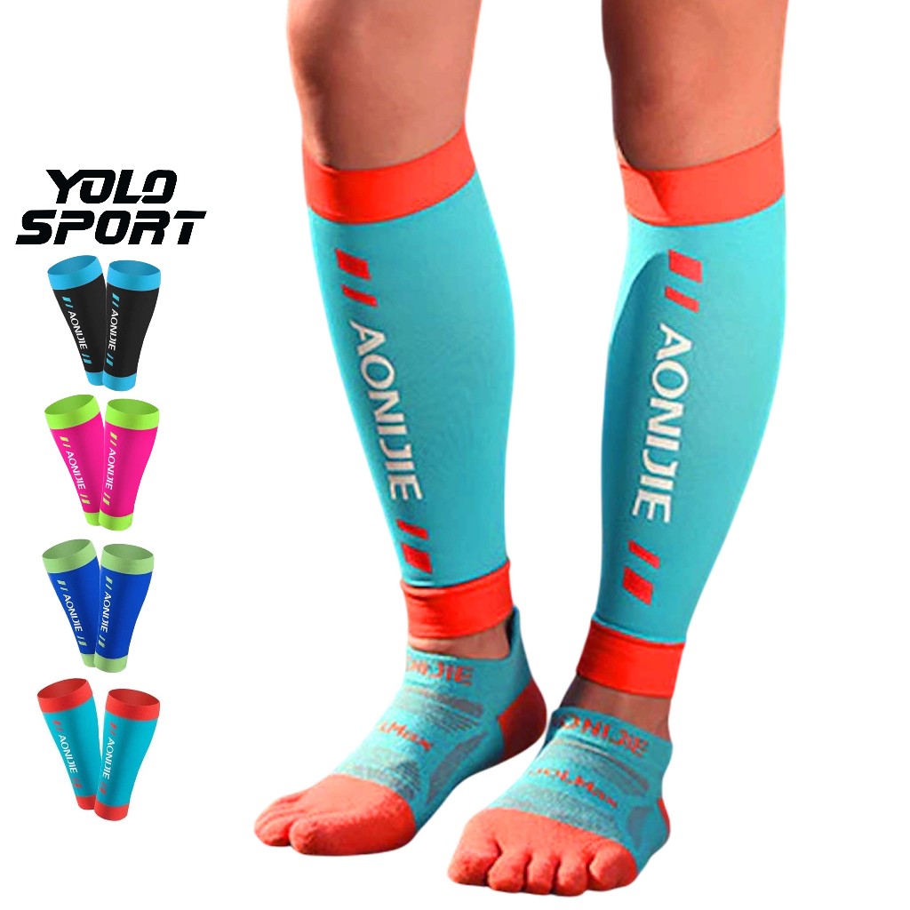Ống Bó Calf Bắp Chân Chạy Bộ Aonijie E4405 Tất Nén Hỗ Trợ Nam Nữ Chạy Marathon Đi Bộ Đường Dài Hạn C