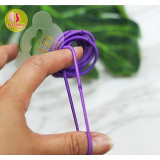 Vỉ 10 chiếc Dây buộc tóc trẻ em JD - buộc tóc không đau đầu, phụ kiện tóc