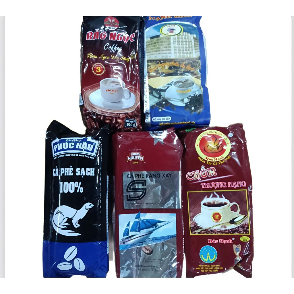 Sét 5 gói cafe trộn bình dân ( mỗi gói 500g)