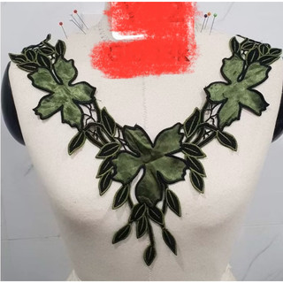 CỔ  REN THÊU CHỈ LỤA MỀN  MỊN   ( SHOP ĐI ĐƠN TỪ 50k )