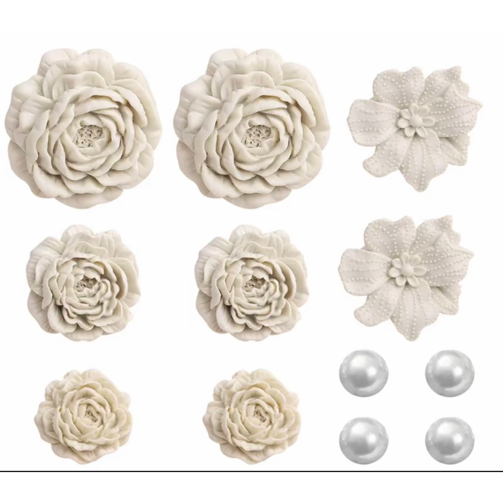 Set charm hoa gắn túi, gắn dép dễ thương