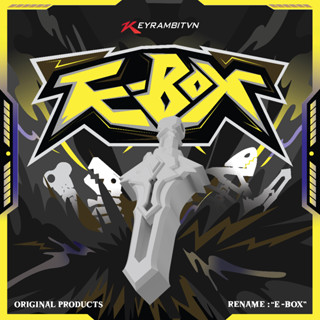   NEW BOX  Hộp E-Box - Hộp Phụ kiện - Keyrambitvn - Móc Khoá Đồ Chơi Xả Stress 