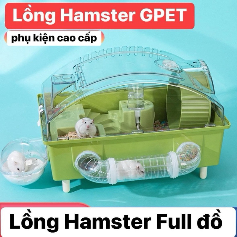 ( GPET ) Lồng Hamster Mika Villar Full đồ