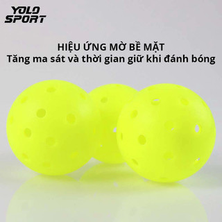 Bóng Pickleball Yasu Outdoor Play Pro 4D Tiêu Chuẩn 40 Lỗ Thể Thao Quốc Tế Tập Luyện Outdoor Indoor