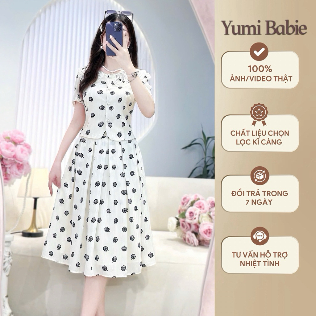 (Hàng Chính Hãng DVC Ds6003) Set thiết kế chất liệu vải mềm mướt, rất mát, set mặc sang, tôn dáng, c