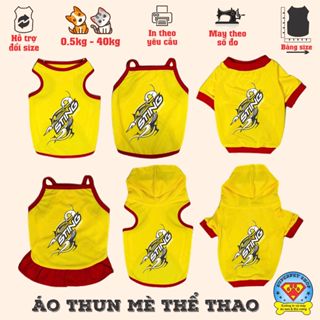 ÁO THÚ CƯNG LOGO STING VÀNG SIÊU XINH GIÁ RẺ