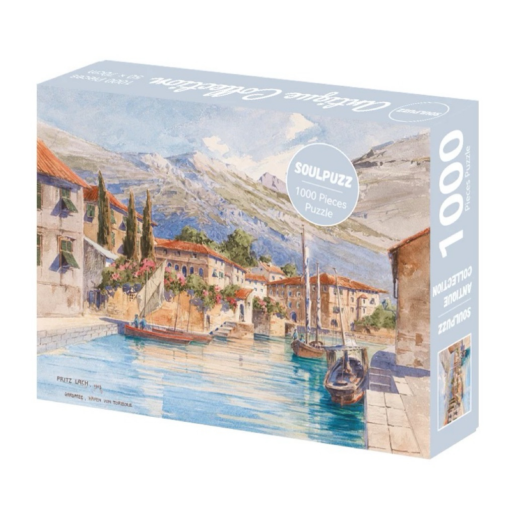 SOULPUZZ PUZZLE 1000pcs HAFEN VON TORBOLE LEISURE TIME
