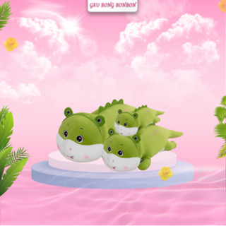  Gấu bông khủng long hóa ếch xanh size 52cm Xưởng gấu bông giá rẻ Gaubông.bonbon 