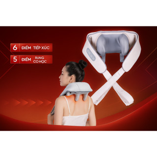 Đai Massage 6D Giảm Đau Mỏi Cổ Vai Gáy - Mô Phỏng Xoa Bóp Như Bàn Tay Người