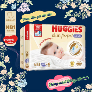  Tã dán sơ sinh Newborn Huggies 108+6 miếng  Dùng như băng vệ sinh  #huggies #tã huggies #newbon #newborn huggies 64+4 