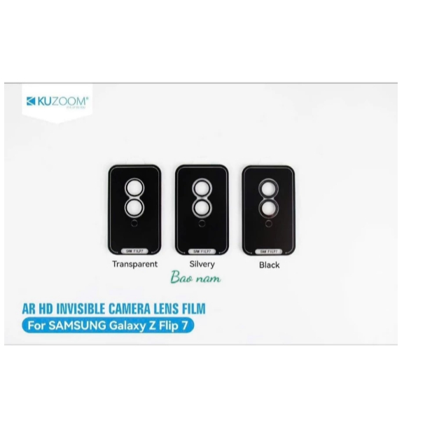 Bộ 2 miếng dán mắt bảo vệ Camera cho Samsung Z Flip 7 Chính hãng Kuzoom