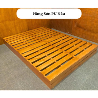   GỖ MỚI ĐẸP + LOẠI 1  Giường Ngủ Pallet Gỗ Thông Gấp Gọn Cao 20cm Nhập khẩu Mỹ  Nan Chà Mịn - Pallet Gỗ Thông Chống Mốc 