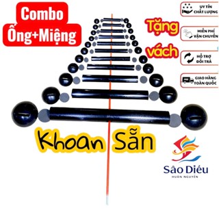 combo sáo nhựa về tự làm d17 đến d60 âm còi chuông bò hoà âm khoan sẵn
