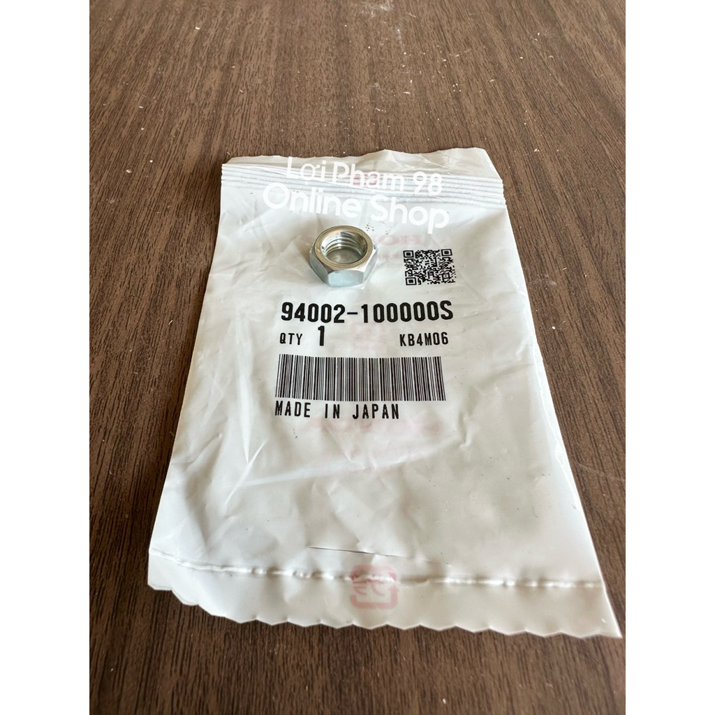 Tán ốc ( 10 Ly ) HONDA nhiều dòng xe 10mm . Honda Nhật Bản (94002-100000S)