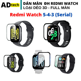  Dán màn hình đồng hồ Redmi Watch 5 Lite Active 4 3 Lite Acive miếng dán 3D full màn 