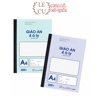 Sổ Giáo án ô ly, vở ô ly 200 trang -  300 trang - 120 trang - vở 200 trang 4 ô li khổ A4, B5