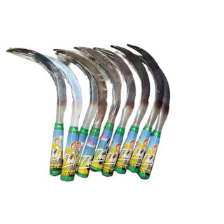 (10 cái) Liềm gặt lúa cắt cỏ cán nhựa xanh 7 Thép