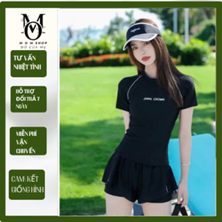 BKN 019 [Có size lớn] Bikini đồ bơi nữ đi biển 2 mảnh năng động,Quần Bo Đai 2 Lớp Kín Đáo BIKINI HAN.T HT019