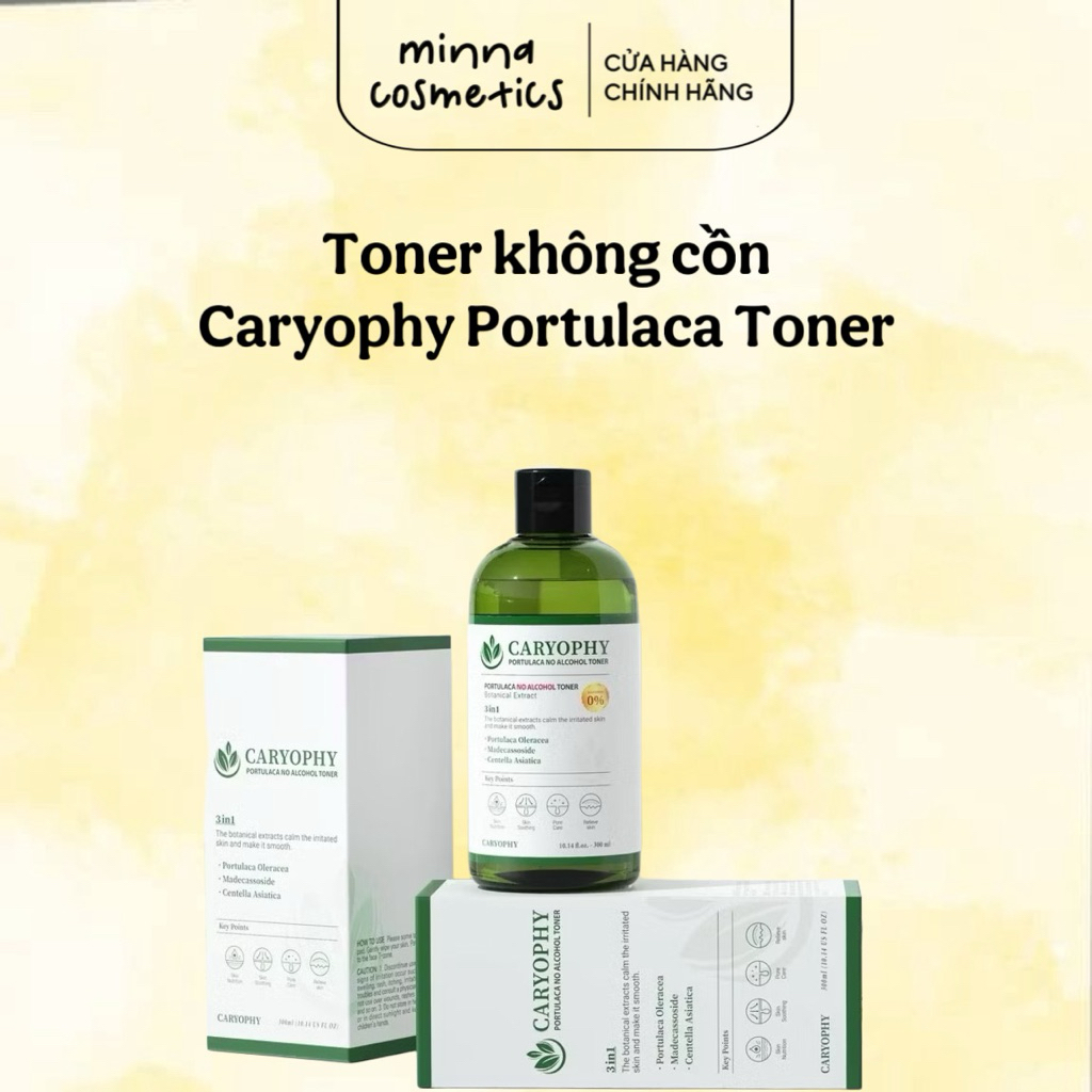 [Caryophy] TONER LÀM DỊU KHÔNG CỒN CARYOPHY
