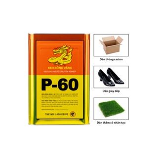  Keo rồng vàng P60 3,3 lít Keo rồng vàng keo dán đa năng keo con chó dán gỗ giày dép simili ván 