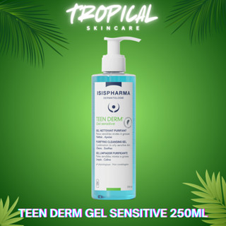 ISIS PHARMA l Sữa rửa mặt, giảm nhờn, ngừa mụn cho da nhạy cảm Teen Derm Gel Sensitive