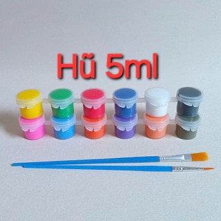 Màu nước tô tượng hũ 2ml và hũ 5 ml.