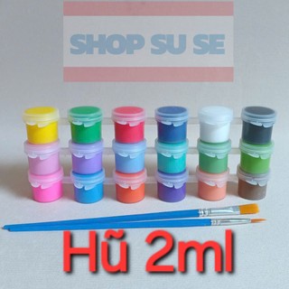 Màu nước tô tượng hũ 2ml và hũ 5 ml.
