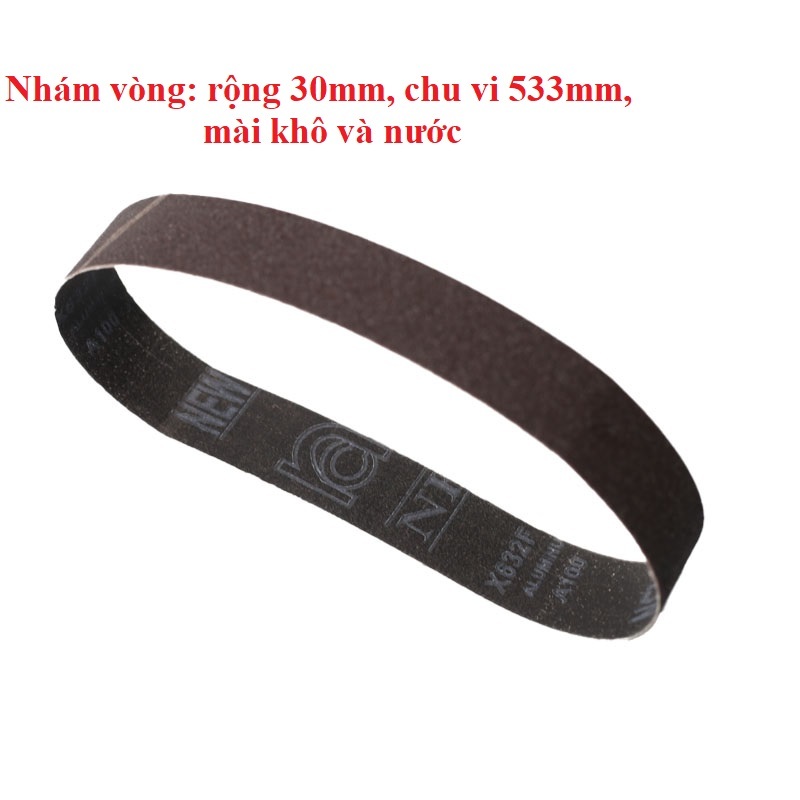 Nhám vòng - Đai nhám mài inox 30-533mm vải X632F của TAIWAN