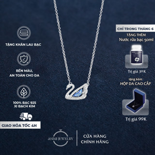  Dây chuyền bạc Nàng Thiên Nga Asimi dây chuyền bạc nữ Ý S925 cổ điển thanh nhã Odette Swan DC67 