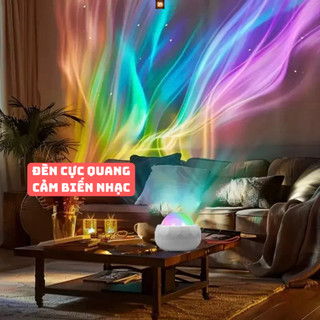  Đèn GALAXY Cực Quang Bản Đủ Màu USB LED Chiếu Bầu Trời Cực Quang Trang Trí Decor Phòng Ngủ Có Điều Khiển Từ Xa 