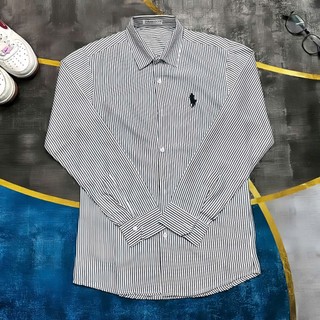 Áo Sơ Mi Nam Vải Sọc cotton Cao Cấp boy phố sơmi dài tay