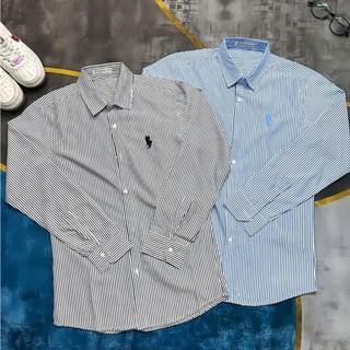 Áo Sơ Mi Nam Vải Sọc cotton Cao Cấp boy phố sơmi dài tay