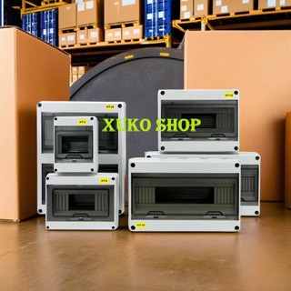 Tủ điện nhựa gắn CB ngoài trời Ip65 HT 5, 8,12,15,18,24 way ( Đường)