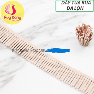 Dây da lộn tua rua chất liệu da lộn không thấm nước,làm phụ kiện tóc, nhụy hoa