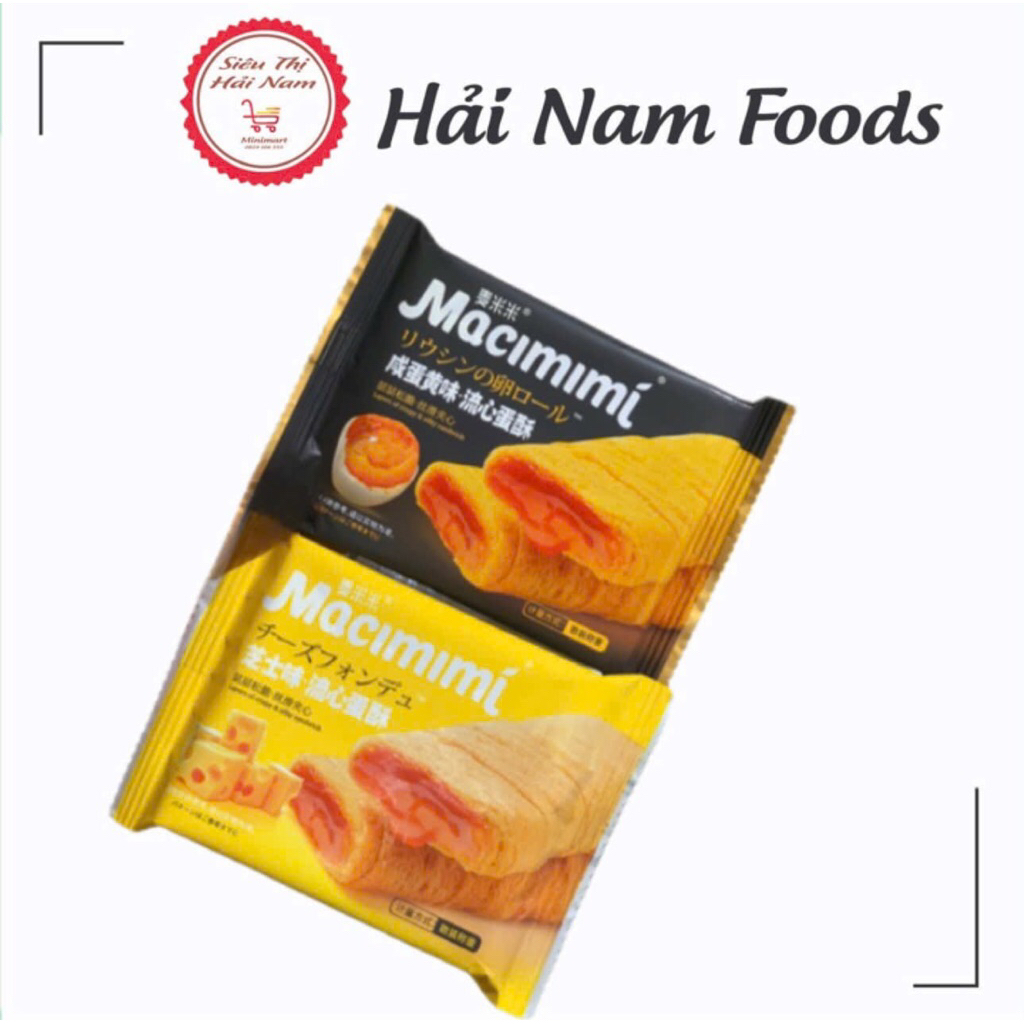 5 Bánh Macimimi vị phô mai/ trứng muối/sô-cô-la