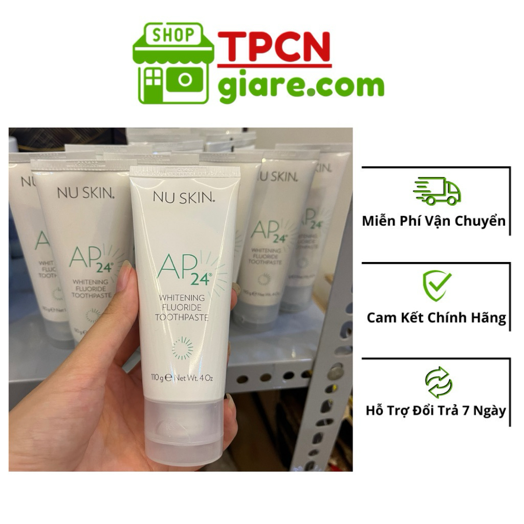 Kem đánh răng trắng răng Ap24 Nu.skin tuýp 110g hàng chính hãng.