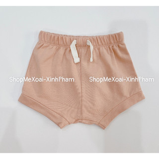 [Size 18M 9-11kg] Quần đùi Organic cotton hiệu Little...Co xuất dư dòng cao cấp cho bé trai/gái