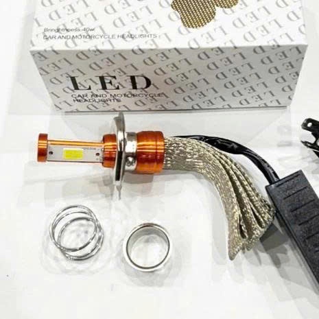 ĐÈN PHA LED CYT 3 TIM LED chân H4, M5 (GIÁ 1 BÓNG)