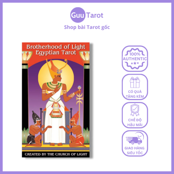 Bộ Bài Brotherhood of Light Egyptian Tarot (Guu Tarot Shop)