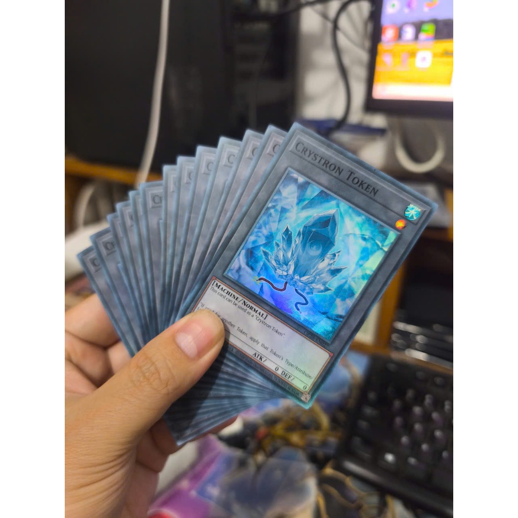 [Yugioh Funny Shop] 1 lá thẻ bài Crystron Token - OP28-EN027 - TOKEN UK