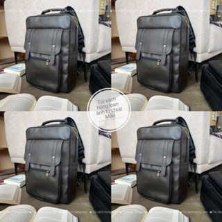 balo da, balo nam nữ ảnh thật đựng vừa lap sách vở a4 chất da dày chắc chắn bền đẹp đủ màu thời trang