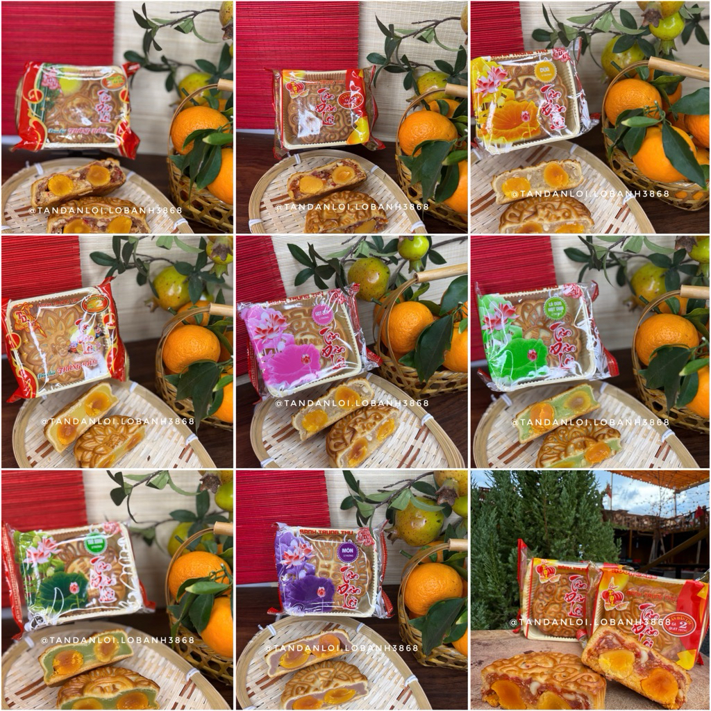 Bánh Trung Thu Tân Dân Lợi [Bánh mới] đủ vị tuỳ chọn 200g