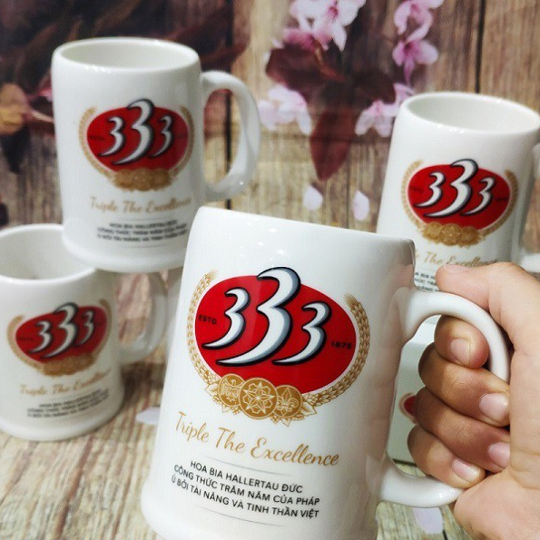 ly sứ uống bia 500ml - ly uống bia 500ml