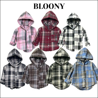 Áo Khoác Nỉ Dạ Có Mũ Cho Bé,Phong Cách Hàn Quốc.Hoạ Tiết Caro Trẻ Trung Chống Nắng Cực Tốt