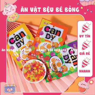  Combo Kẹo Candy Trái Cây Vị Tuổi Thơ Kẹo Trái Cây Đồ Ăn Vặt Cổng Trường   gói 18gr  