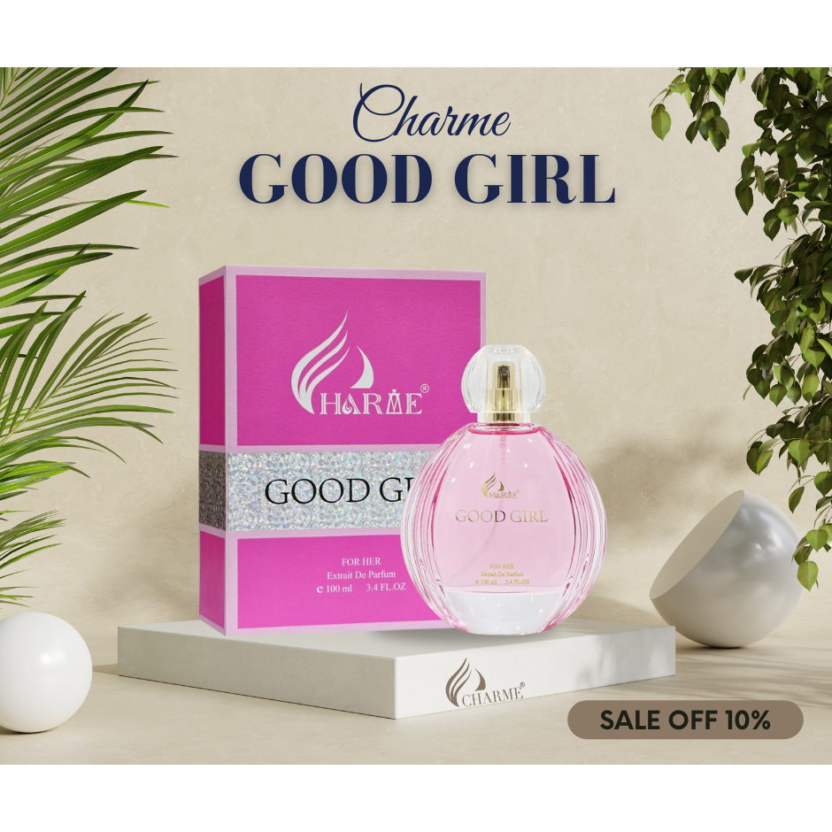 Nước hoa nữ Charme Good Girl 100ml đem đến cảm giác ly kỳ huyền bí lưu hương lâu 12 tiếng (Mẫu 2024)